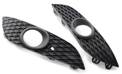 WEFOLCC Links Rechts Front Nebelscheinwerfer Grillgitter Nebelscheinwerfer Grillabdeckung Für Vauxhall Für Opel Für Astra H 2007-2012 1400409 1400410 1 Paar Front Kühlergrille