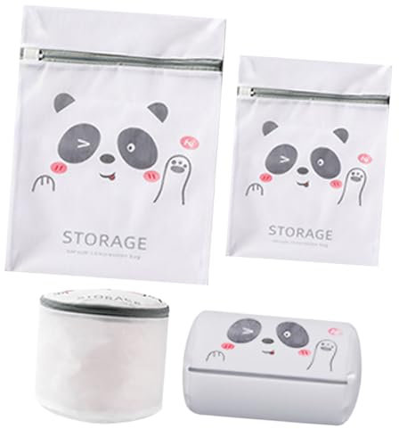 MAGICLULU Lot de 4 Paquet à Linge en Maille Paquet à Linge Délicats 70G Conception Anti- pour sous-Vêtements et Vêtements de Sport Nettoyage en Machine