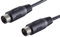 1aTTack.de 1 fiche DIN 5 broches de 2,5 m - Fiche DIN 5 broches - Câble audio de qualité supérieure - Connecteurs moulés - Contacts nickelés - Parfait pour les instruments de musique HiFi - Équipement