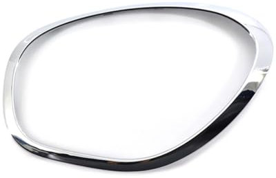 Projecteur Principal Voiture pour Mini pour Cooper pour R60 pour Countryman 2011 2012 2013 2014 2015 2016 51139801574 2 Pièces Garniture De Lunette De Phare Chromée(Left and Right)