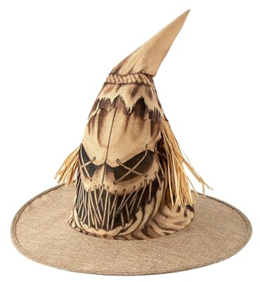 Genérico Sombrero De Espantapájaros Adulto - Sombrero Elegante De Estilo Gótico - Accesorio De Disfraz Unisex Para Fiesta Halloween Fotografía Temática