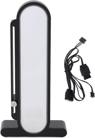 BAFOVY Adjustable Height ARGB GPU Stand, Infinite Mirror Design with Real Time Temperature Display, Anti Sag Bracket for PC Graphics Cards