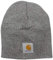 Carhartt Acrylic Knit Mütze, Grey/Coal Heather, Einheitsgröße