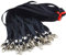 Antspirit Schlüsselbänder für Ausweise/Namensschilder, Nylon, flaches Umhängeband, drehbarer Clip, langlebig, gewebt, Herren, Damen, Büro, 50 Stück 50 Schwarz