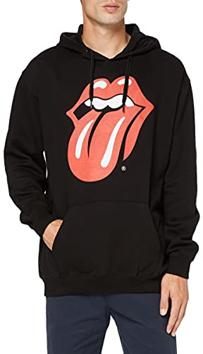 Rolling Stones Herren The Pullover Hoodie: Checker Tongue Kapuzenpullover