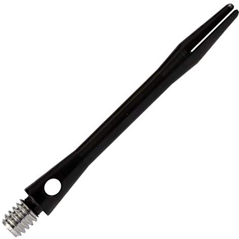 Harrows Keramic Shafts 2BA Schwarz oder Silber - 3 Stück (Matt Black, MIDI)