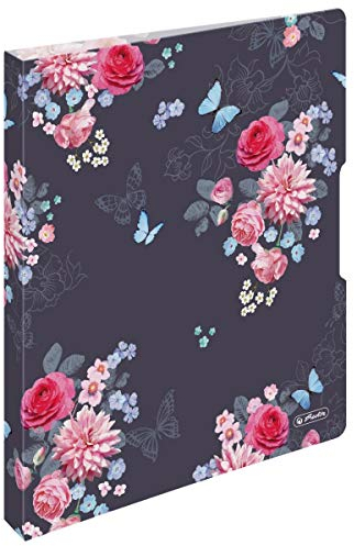 Herlitz Ringbuch A4 Ladylike Flowers, 2-Ringe, 2, 7cm Rücken, 16mm Füllhöhe, 1 Stück