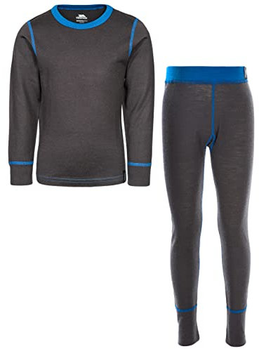 Trespass Bamba Boys Girls Thermal Base Layer Set Long Sleeve Top & Trousers
