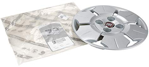 Copricerchio originale Fiat 13 pollici cerchione rosso emblema Panda 169 dal 2003 735459881