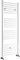 Milano Ive White Straight Bar Heated Towel Rail - 1600mm x 500mm