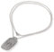 Made by Nami Herren Halskette mit Anhänger - 60 cm Herren Silber-Kette aus Edel-Stahl - Coole Herren Kette - Handmade Glieder-Kette - Männer-Kette - Surfer-Schmuck Surf Style (Silber Palme)