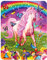 3D LiveLife Magnet - Rosa Pony Blenden von Deluxebase. Linsenförmige 3D Pferd Kühlschrankmagnet. Dekoration für Kinder und Erwachsene mit Kunstwerk lizenziert von bekannt Künstler, Michael Searle