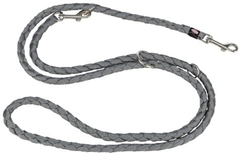TRIXIE Hundeleine Cavo V-Leine L–XL, 2,00 m ø 18 mm in grafit - verstellbare Leine für Outdooraktivitäten - für große bis sehr große Hunde - 143616