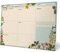 Kokonote Wochenplaner Tischkalender Block A4 - Kalender Planer Botanical - Tischplaner A4 ohne festes Datum - Schreibunterlage auf Spanisch