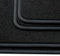 teileplus24 HQ-131 Fußmatten kompatibel mit Audi A1 8X 2010-2018 Deluxe Velours, Naht:Schwarz