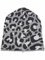 Zwillingsherz Slouch Beanie Mütze mit Kaschmir für Kinder Mädchen Jungen - Hochwertige Cashmere Cap Kappe im Leo Muster Motiv - Perfekt für Sommer Herbst Winter - Warme Haube