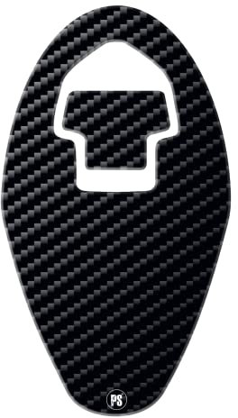 Paraserbatoio.it Protezione Adesivo Tappo Serbatoio Resinato Effetto 3D Con gonfiore compatibile con DUCATI 749 999 Misure 133 x 77,4 mm Carbon