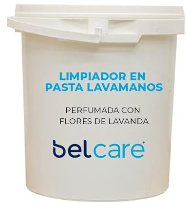 BELCARE - Detergente, pasta per lavare le mani, neutro e profumato, fiore di lavanda, disinfettante idroalcolico, crema idratante, 4 kg