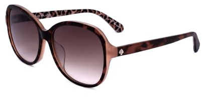 Kate Spade Tamera/F/S Acetate 086 HAVANA, Round/Oval, 59