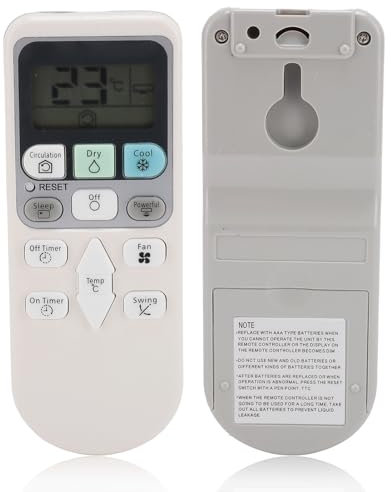 Télécommande de Remplacement pour Climatiseur RAR 3N4 RAR 2SP1 RAR 2P1 RAR 5F1 RAR 3N4 2