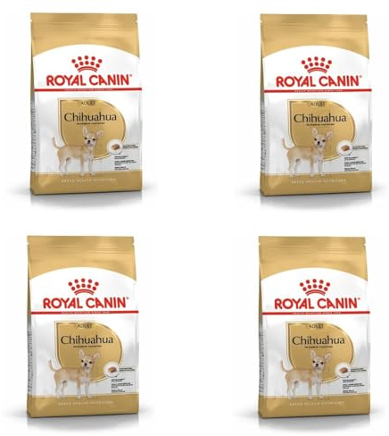 Royal Canin Chihuahua Adult | 4er Pack| 4 x 500 g | Trockenfutter für ausgewachsene Chihuahuas | Zur Unterstützung der Stuhlqualität und der Zahngesundheit | Hohe Akzeptanz