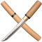 LQZJG Mini Katana Schwert Tanto Kleines Kurzschwert 1045 Medium Carbon Steel Full Tang Hand Geschmiedete Reverse Klinge Sharp 42 cm