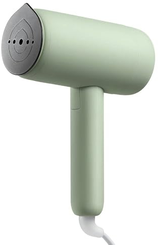 ISHEEP Plancha Vertical Vapor,Presión de Vapor Continuo 25 g/min, Plancha de Viaje,Tanque de Agua Desmontable Grande de 140 ml,1200 W.Verde.H2