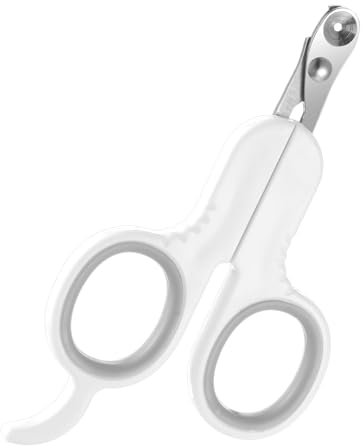 Tyqour Coupe-ongles professionnel pour chat et animal domestique, coupe-griffes de chat, coupe-ongles pour chaton, petit lapin et oiseau pour les familles novices (gris)