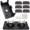 perfk Generischer Stromverteilungsblock, 300 A, Sammelschiene mit Bolzen, Automotive, max, Sammelschienen-Klemmenblock für Bootsanhänger, LKW, Schwarz M10