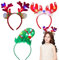 3 Stück Weihnachtsbaum Stirnband, Elfenhut Stirnband Haarreifen Weihnachten Christmas Headband, Stirnband Elchgeweih Geeignet für die Dekoration von Weihnachtsfeiern, Cosplay Stirnband Requisiten