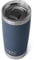 YETI Rambler Tumbler, Vakuumisolierter Edelstahl-Tumbler mit MagSlider-Deckel, Navy, 20 oz (591 ml)