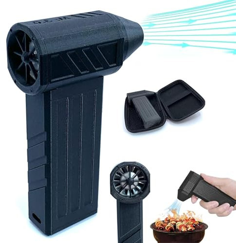 Super Jet Fan (45M/S Turbine Power), 150000RPM Powerful Blower, 32mm Brushless Motor, for Computer Keyboard, Camping, Outdoor, Car