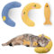 XUHN Kissen für Katzen, Haustierkissen Katzenkissen, Katzenminze Kissen, Katzenminze Plüschtier, U Form Kissen für Katzen zum Schlafen, Ausruhen, Spielen
