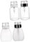 FRCOLOR Empty Nail Polish Remover Bottles 4pcs 250ml Refillable Press Bottles Portable and Easy to Use for Cleaning Liquids