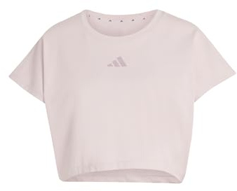 adidas Damen Power Workout Cropped Boxy 3-Stripes Tank T-Shirt (1er Pack)