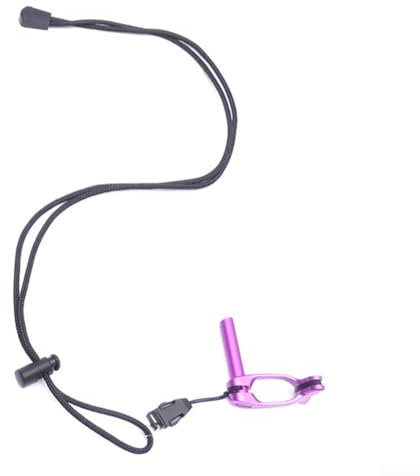 Pince-nez pour plongée en apnée avec ajustement réglable, antidérapant et ergonomique pour une expérience améliorée (violet)