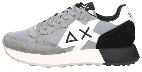 SUN68 Uomo Sneakers Basse Z45113 Poliestere Grigio 44