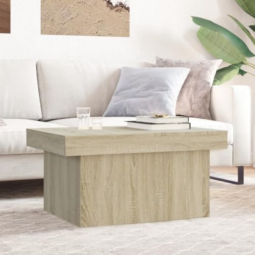 WEMYUFURN Stilvoller Couchtisch mit verstecktem Stauraum - Langlebiger Holzwerkstoff, verschiebbare Tischplatte, feuchtigkeitsresistent für Wohnzimmer Eleganz