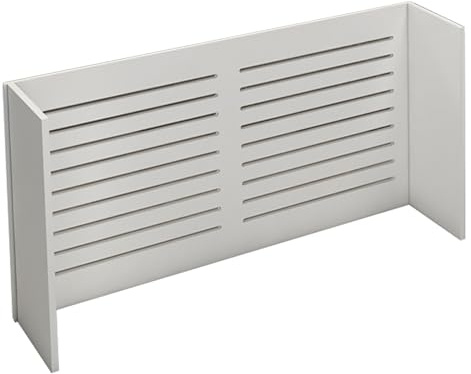 Moderne Heizkörperabdeckung mit Lüftungslamellen, Aufbewahrungsschrank für Heizungen, zum Verstecken von Rohren, für Küche und Bad(40 * 60cm)