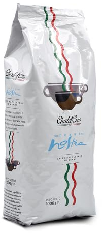 Chalet Ciro 1952 | Caffe in Grani | Caffè in Chicchi Selezionati | Tostato e Torrefatto in Italia | Eccellenza del Caffè Napoletano | (1 Kg, Miscela Terra Nostra)