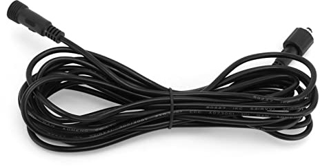 Zerodis Rallonge DC 24 AWG, Construction en Silicone et Laiton pour Projecteur Solaire et Bande Lumineuse LED, capacité de Courant 5 A, Idéale pour Les Projets d'éclairage extérieur.