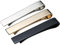 PiercingJ 3er Herren Dünn Skinny Krawattennadel Krawattenklammer Set Business Hochzeit Tie Clip Set Für Schmale Krawatte aus Edelstahl, silber/gold/schwarz (Size: ca.54 * 8mm)
