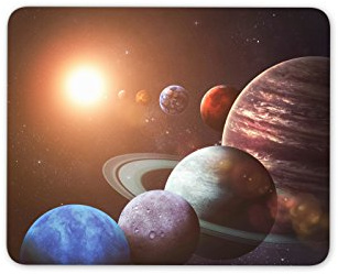 Destination Vinyl Ltd The Planets Mouse Mat Pad Solar System Milky Way Space Gift PC Computer #8222