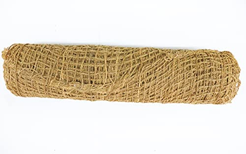 GLAESER Grobes Kokosgewebe 500gr/m² | 100% Kokos Naturfaser | 100% Biologisch abbaubar | Böschungsmatte/Ufermatte | Einfache Hangbefestigung | Sicherung von Böschungen (30, 1)