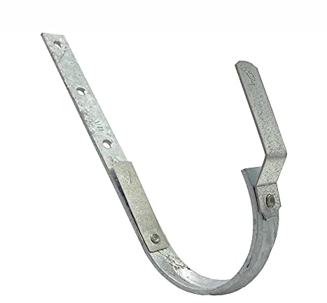 Rinnenhalter kurz halbrund RG333 aus Stahl, verzinkt