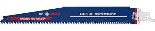 Bosch 3x EXPERT Multi Material S1156XHM Säbelsägeblatt (für Gusseisen, Holz mit zähem Metall, Länge 225 mm, Professional Zubehör Säbelsäge)