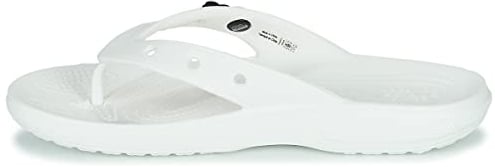 Crocs Unisex Adulto Classic Crocs Flip Infradito, White, 38/39 EU