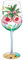 NymphFable Verre à Vin 42cl Flamant Rose Peint à la Main Cadeau de Saint Valentin Anniversaire pour Femme Copine