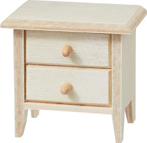 Miniatur Nachtschrank 4,6x3,2x4,9cm