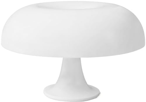 Ausolee Pilz Lampe, Orange Mushroom Lampe,Tischlampe Mit 3 Einstellbaren FarbenLED Lampe,Mushroom Tischlampe Für Moderne Beleuchtung Für Schlafzimmer Kühle Retro Wohnzimmer Dekor (Weiß)